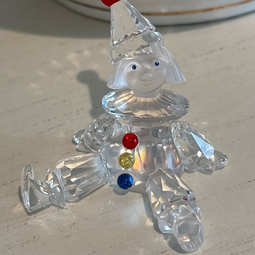 Swarovski Austrian Retired Crystal Puppet Clown